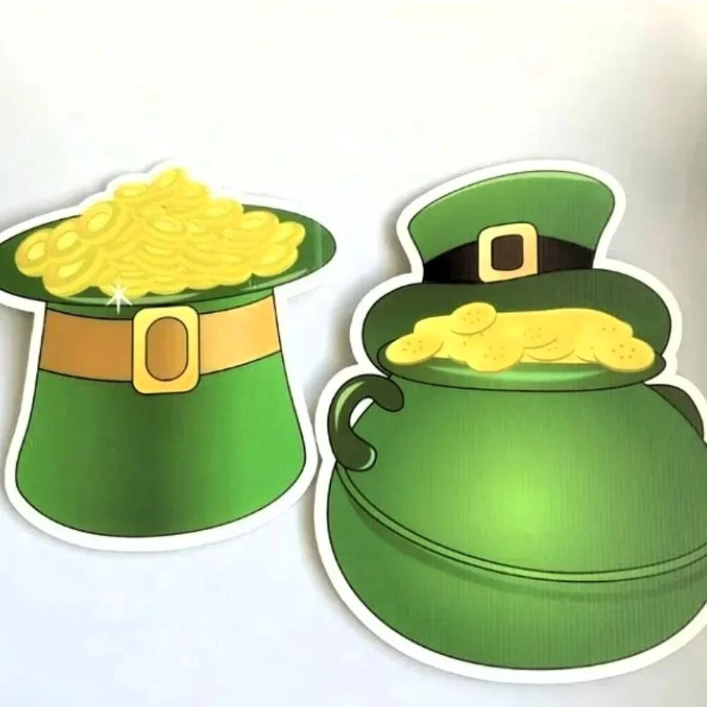 ST. PATRICK'S DAY YARD SIGN OUTDOOR DECORATIONS 6 PCS PARTY HOLIDAY - Picture 9 of 14